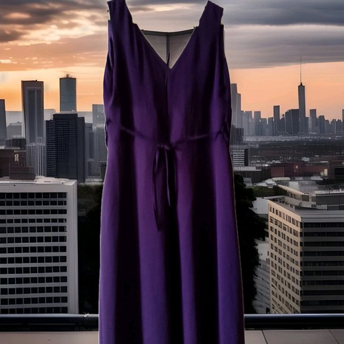 Damen cocktail kleid lila - cocktail,