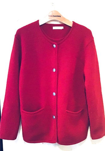 Rote strick jacke 100 - rote, %